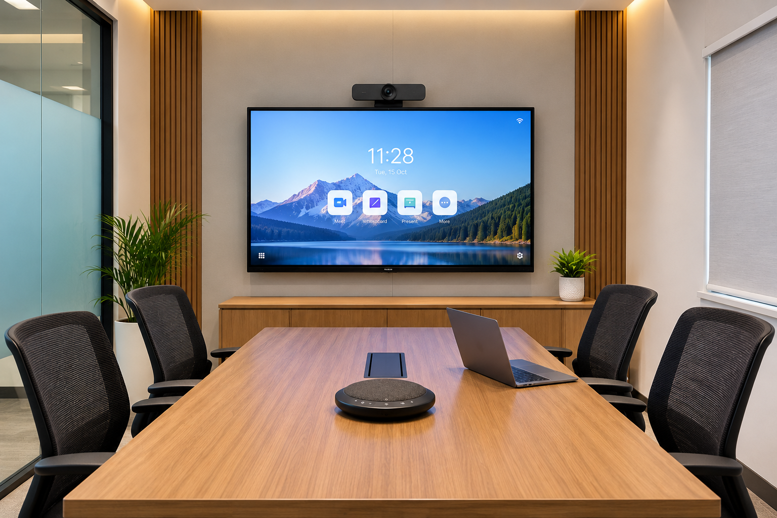 Conference Room setup 4K Small – 6 to 8 Seater - View 1