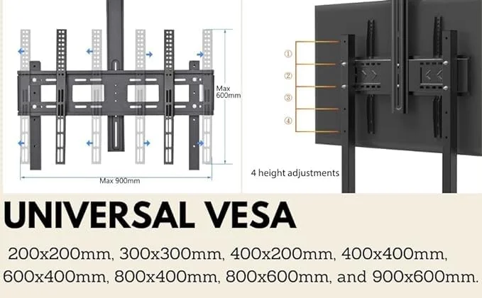 Smart Board / Digital Board / Interactive Flat Panel Floor Stand - View 2